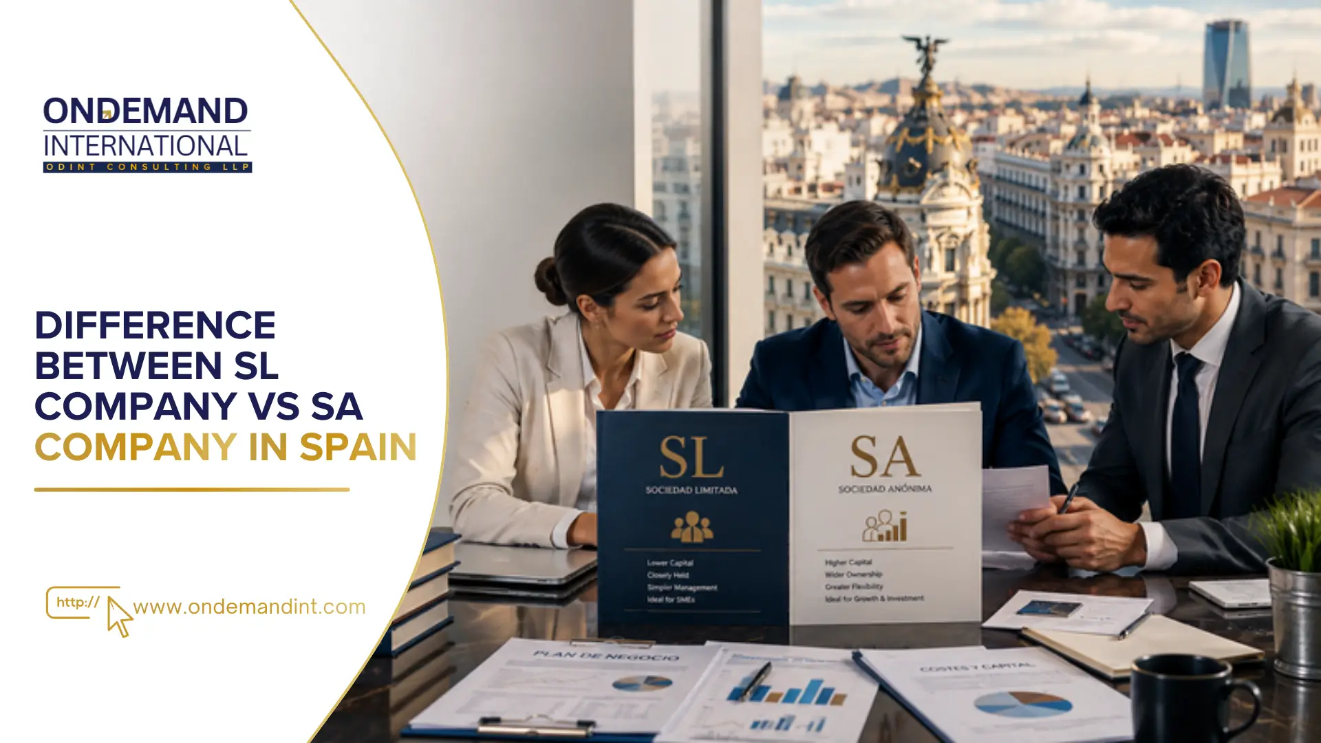 Difference between SL company vs SA company in Spain