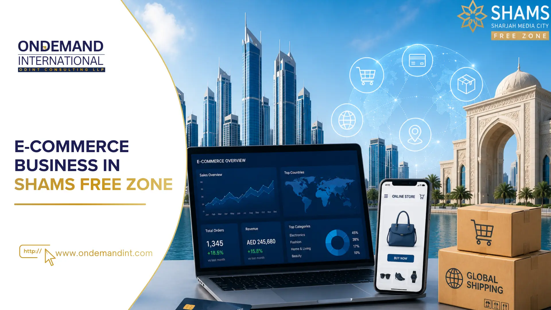 E-Commerce Business in SHAMS Free Zone