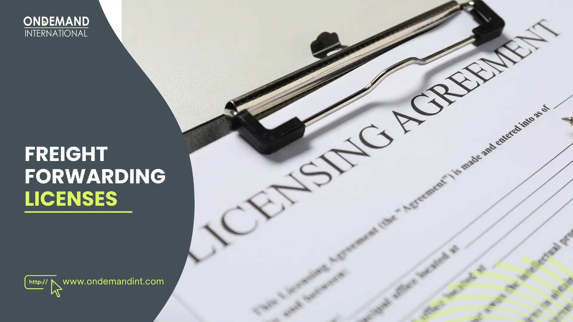 freight forwarding licenses