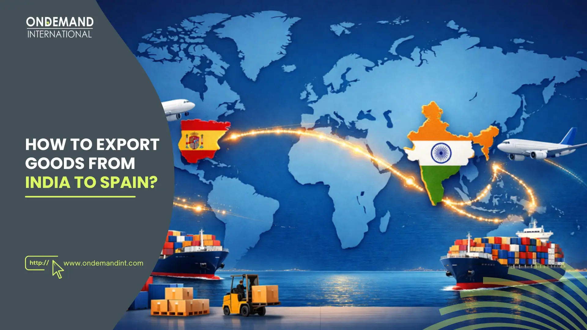 How to Export Goods from India to Spain?