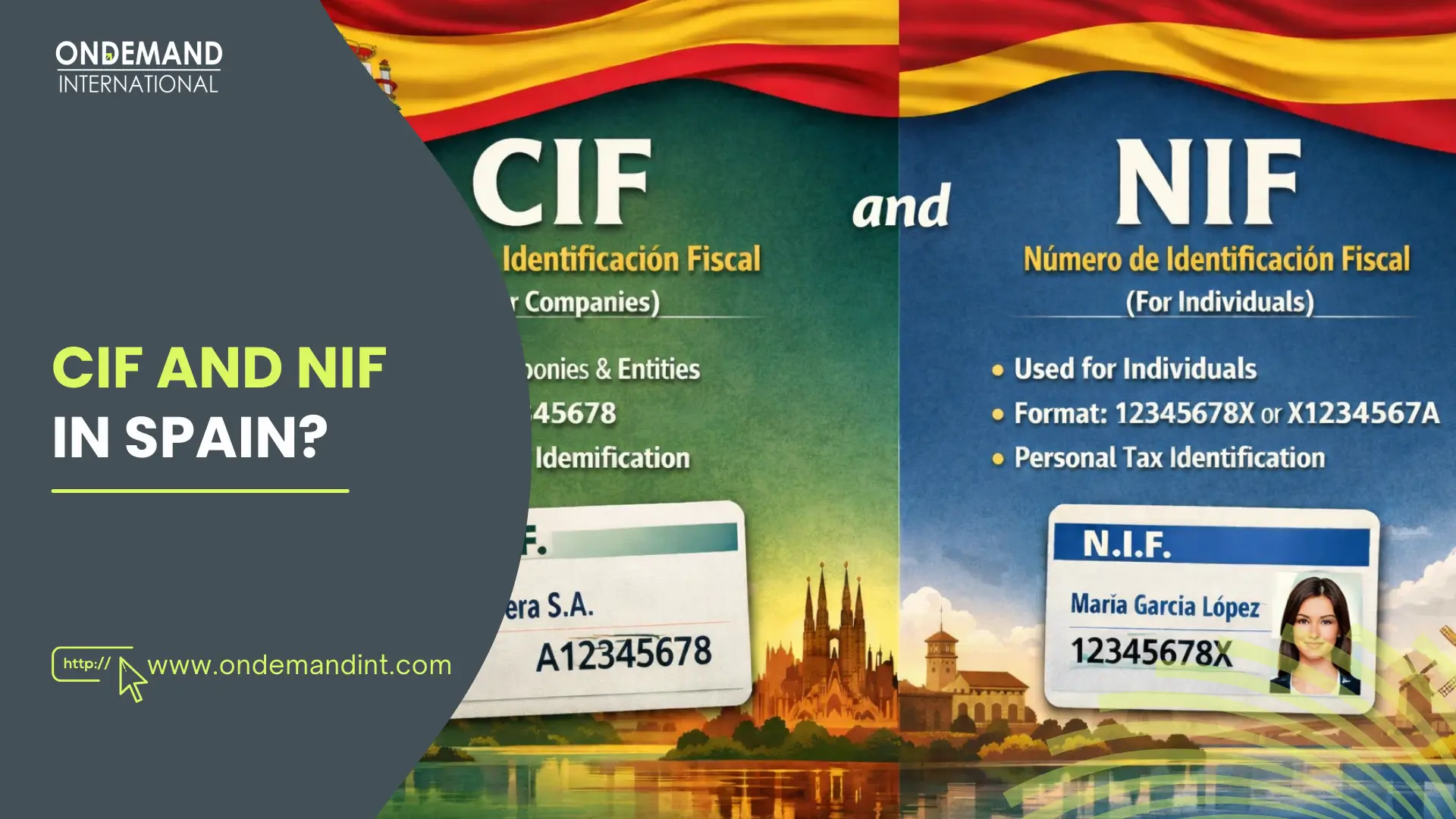 CIF and NIF in Spain