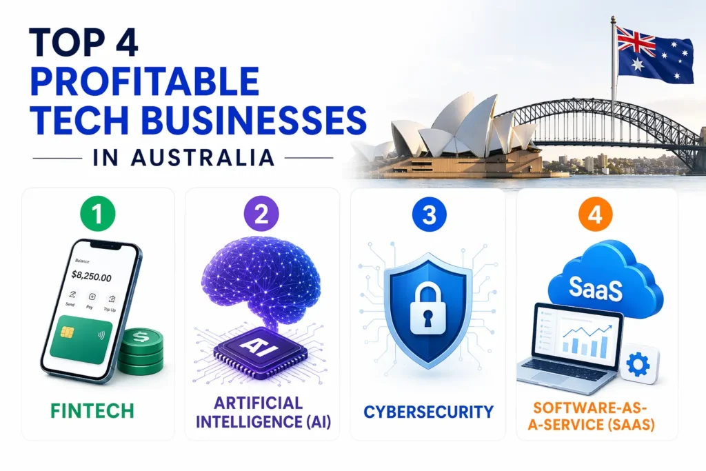 top 4 profitable businesses in australia