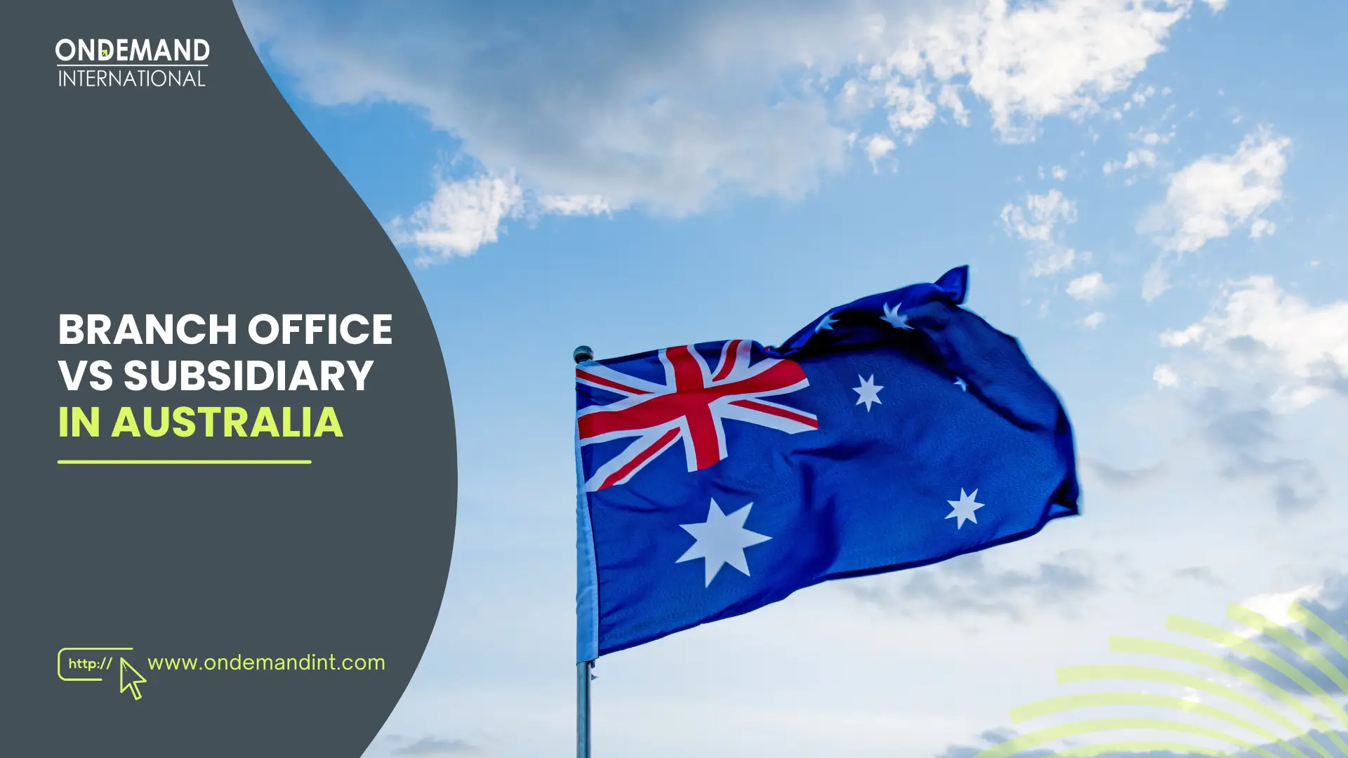 branch office vs subsidiary in australia
