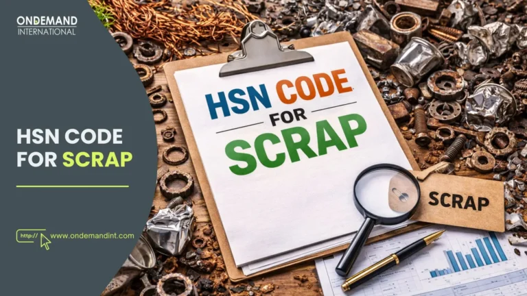 hsn code for scrap