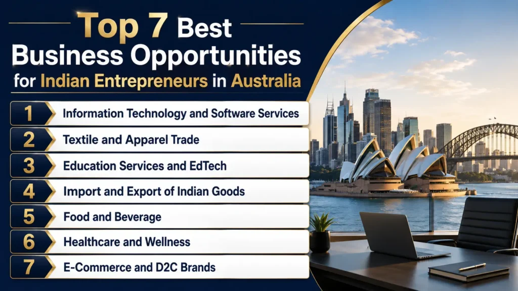 top 7 best business opportunities for indian entrepreneurs in australia