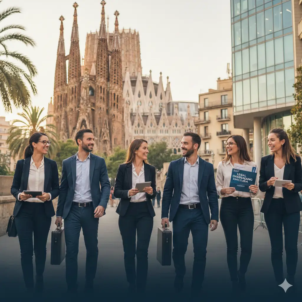 Travel to Barcelona for legal onboarding