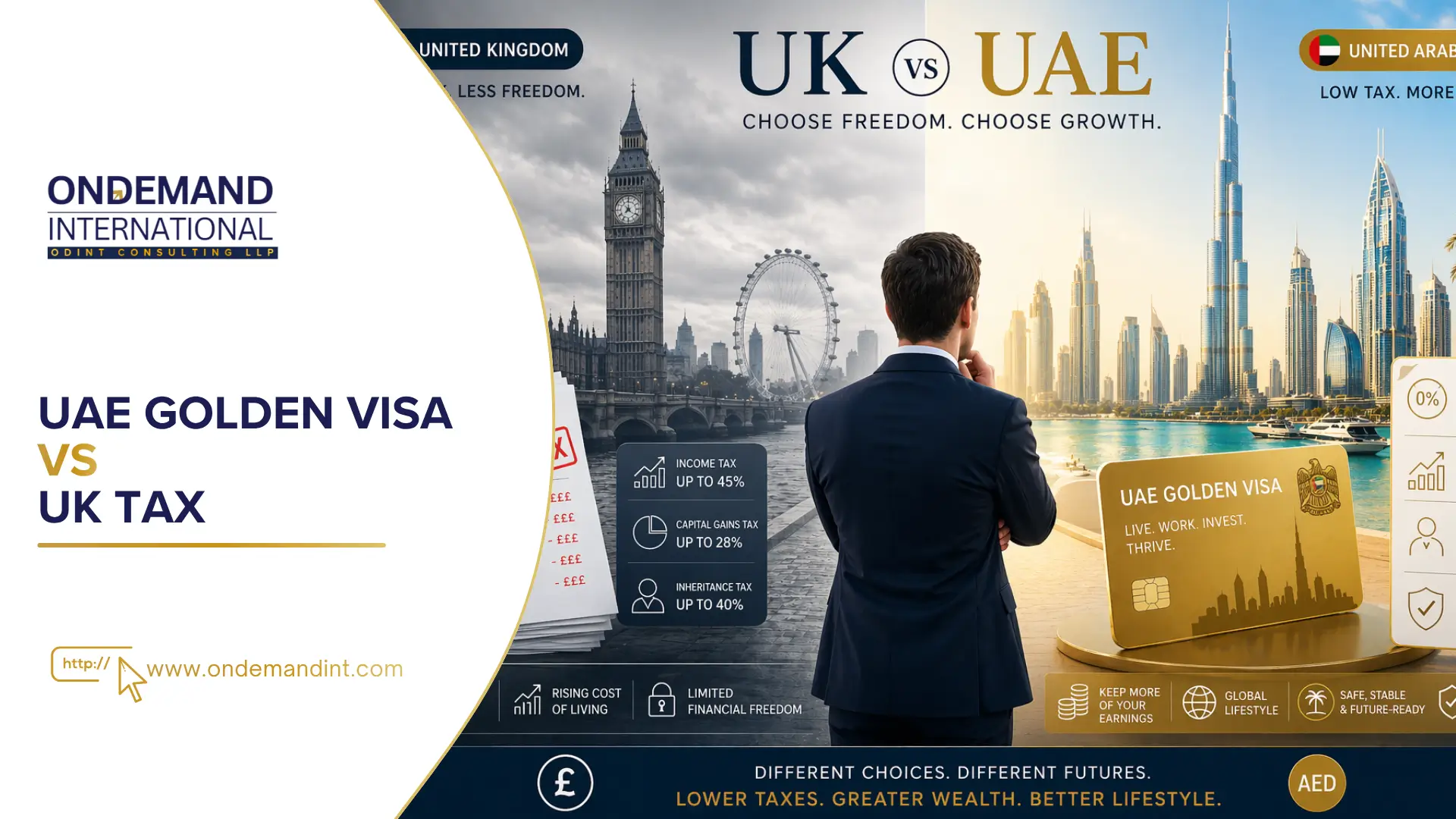 UAE Golden Visa vs UK Tax
