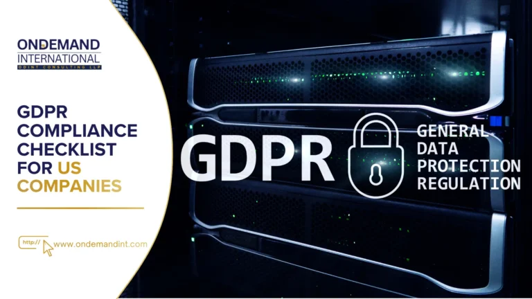 gdpr compliance checklist for us companies