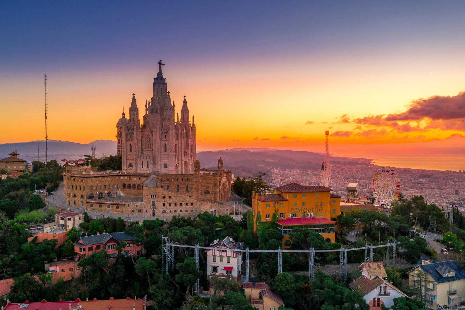 Barcelona skyline, Spain