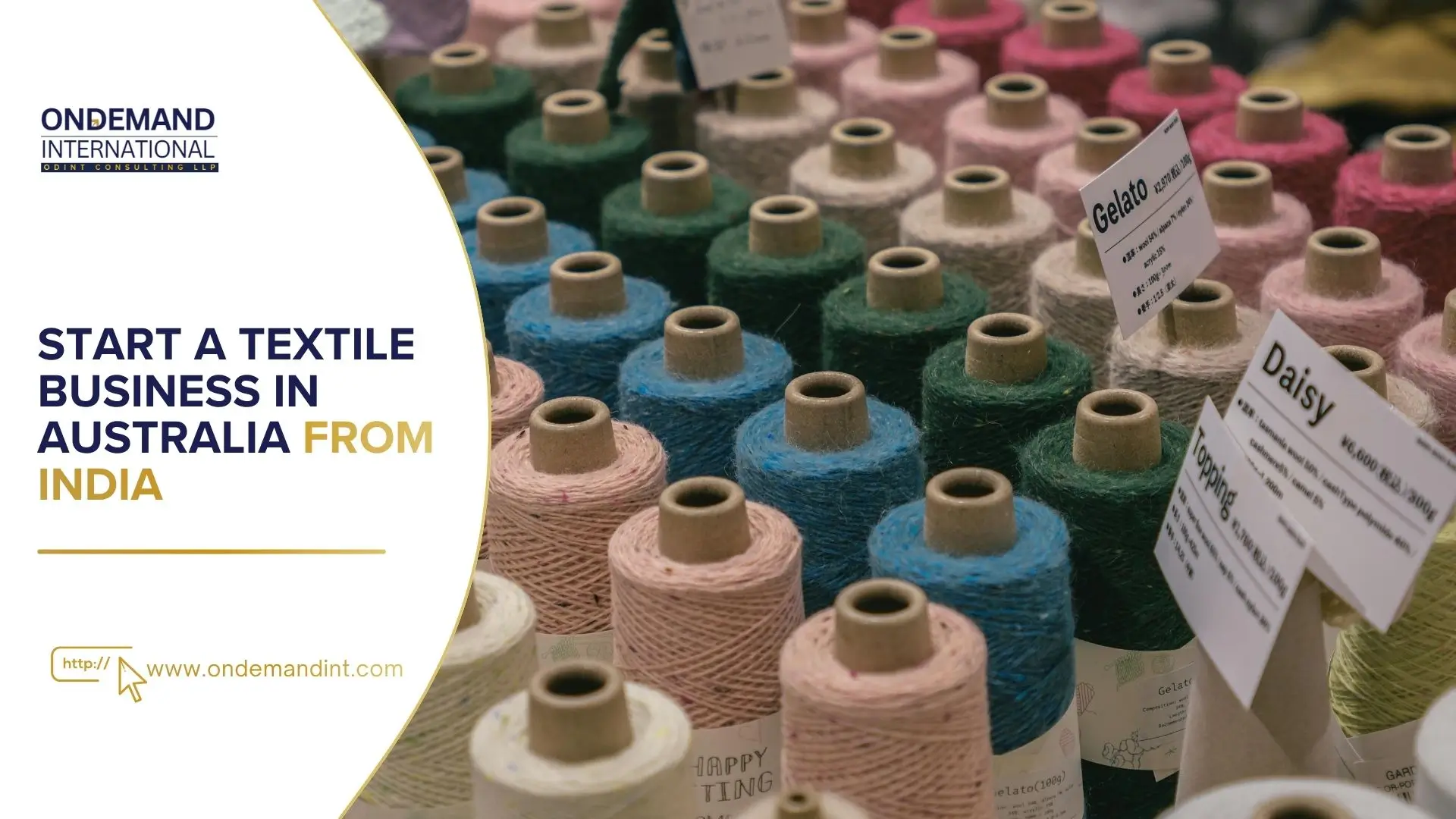 start a textile business in australia from india