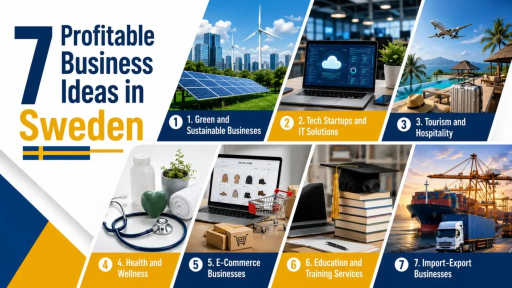7 profitable business ideas in sweden