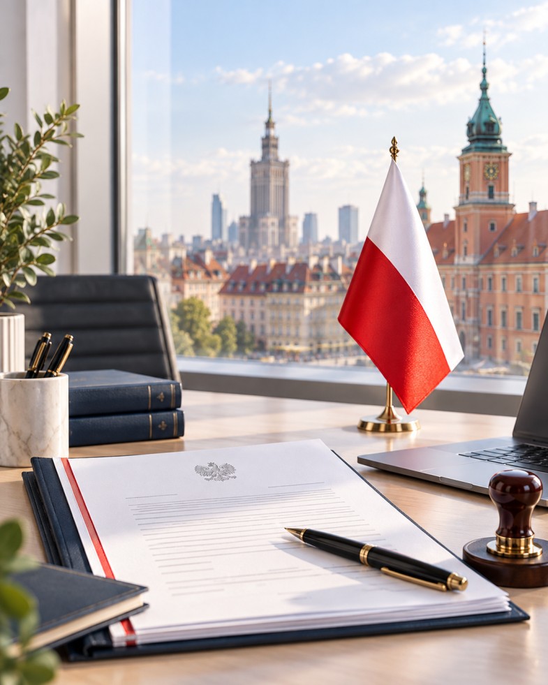 Articles of association and KRS registration documents for a Polish Sp. z o.o.